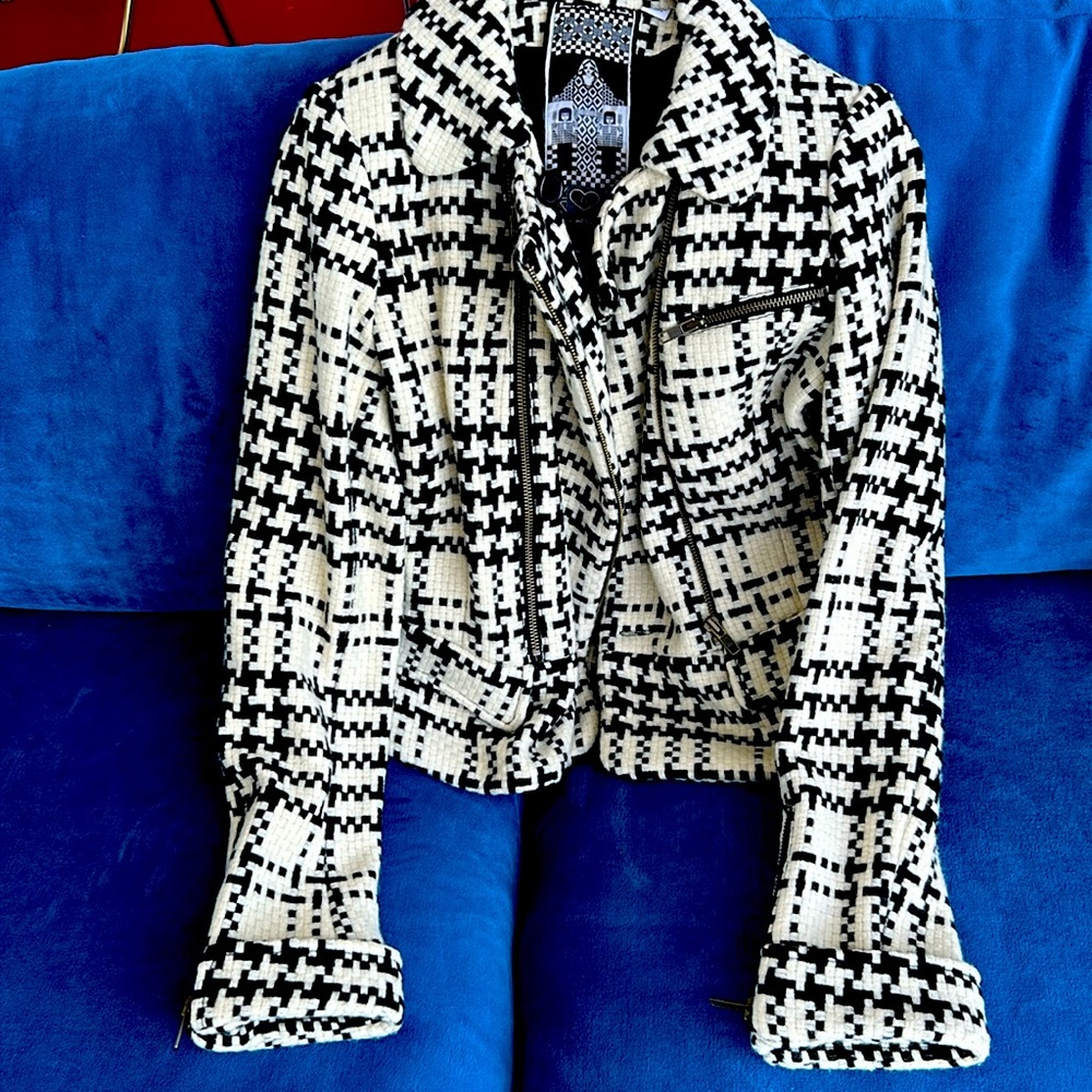 Lamb by Gwen Stefani amazing moto style jacket